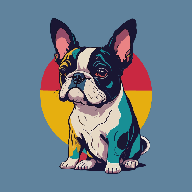 Boston Terrier Portrait by SpriteGuy95