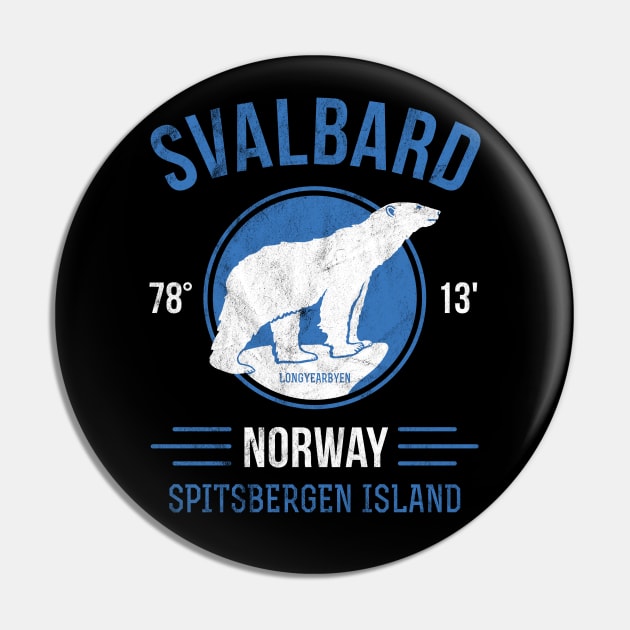 Svalbard Norway - Polar Bear in Spitsbergen Pin by IncognitoMode