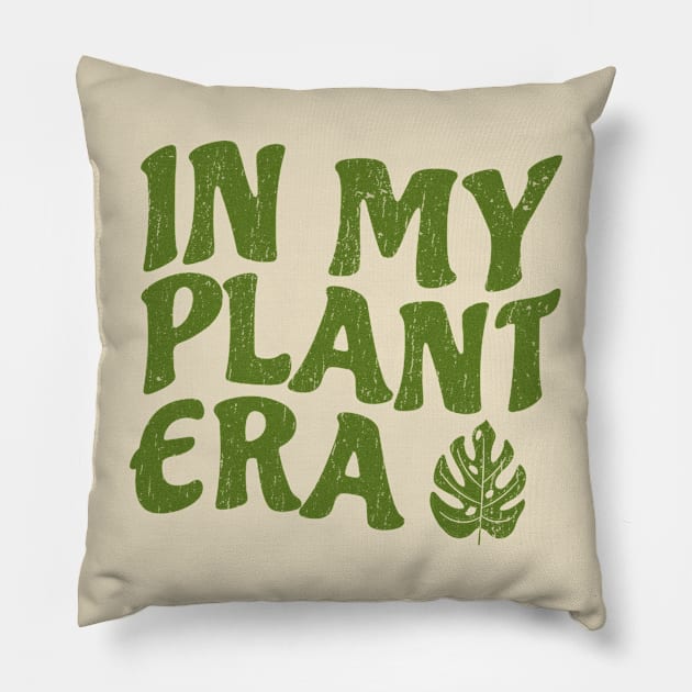 plant lover - in my plant era Pillow by SUMAMARU