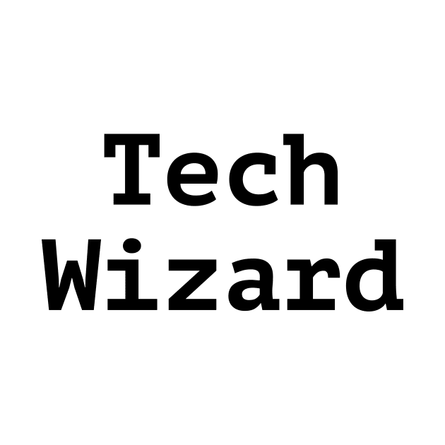 Tech wizard funny t-shirt by RedYolk