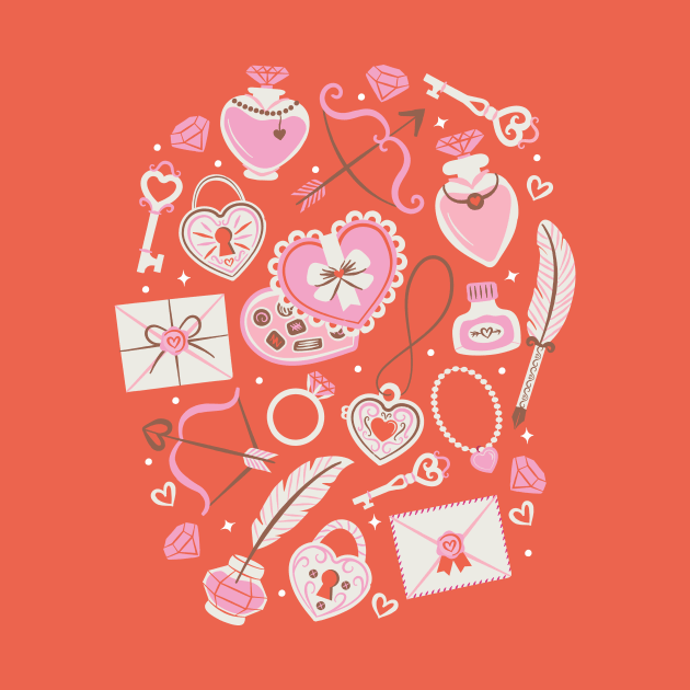 Valentine's Day Red by allisonromerodesign