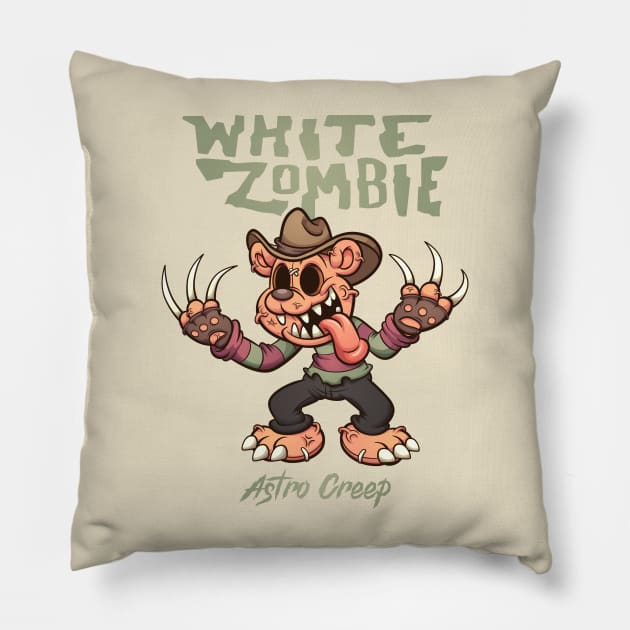 White Zombie Super Charger Heaven Pillow by NEW ANGGARA