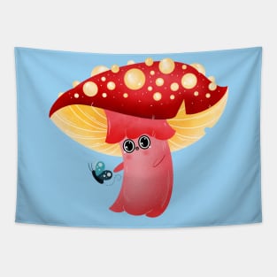 Magical mushroom adventure Tapestry