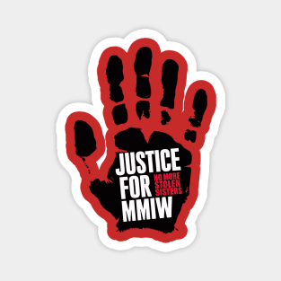 justise for mmiw No More Stolen Sisters Magnet