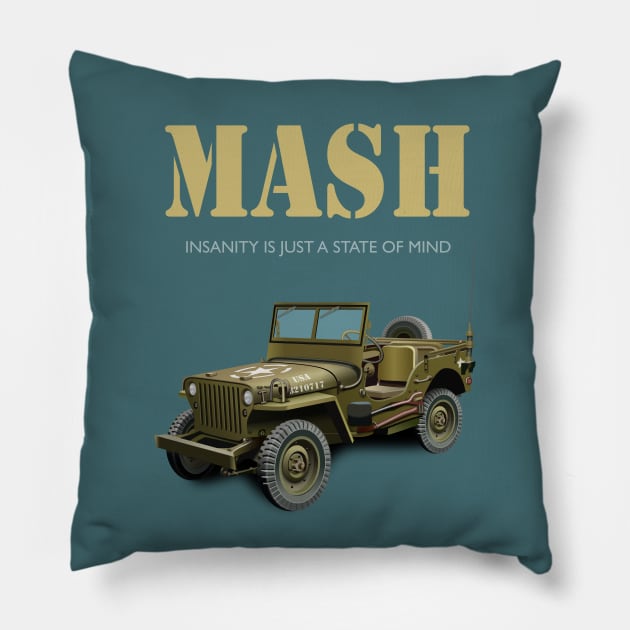 Mash TV Series poster Pillow by MoviePosterBoy