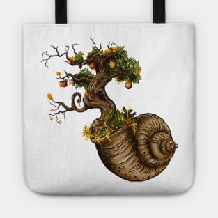 Snail Shell Garden Tote