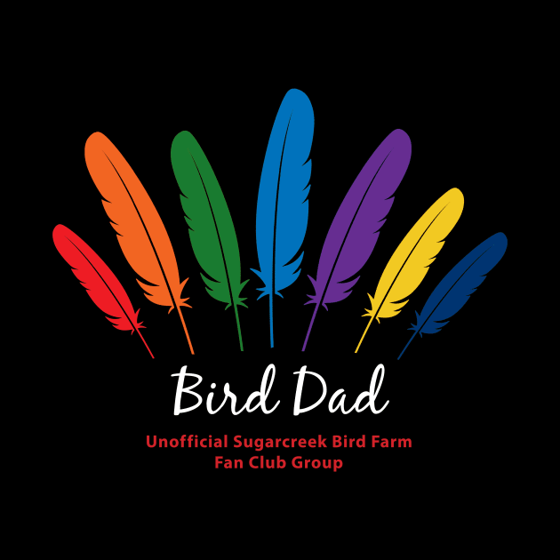 Bird Dad - white type by Just Winging It Designs