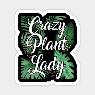 Crazy Plant Lady Costume Gift Magnet