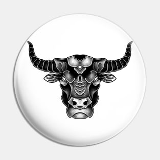 Dark Bull Pin