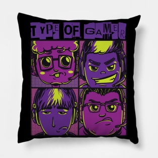 Gamer Types Pillow