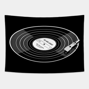 Vinyl record with stylus Tapestry