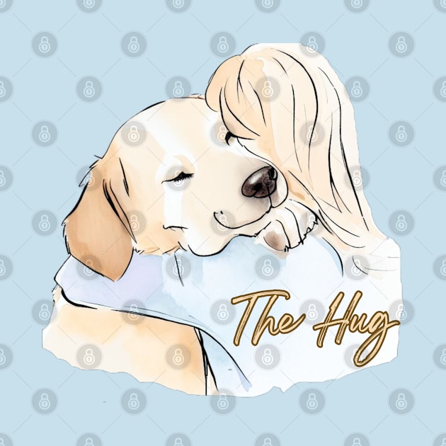 The Hug - Golden Retriever by ZogDog Pro