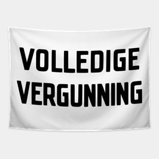 Volledige Vergunning (black text) Tapestry