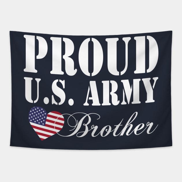 Gift Military - Proud U.S. Army Brother Tapestry by chienthanit