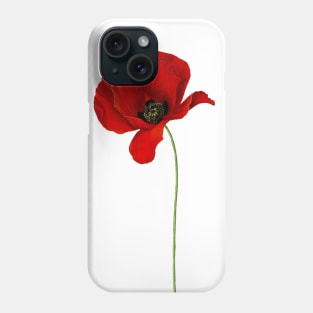 Coquelicot Poppy Phone Case