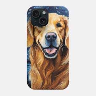 Golden Retriever Night Phone Case