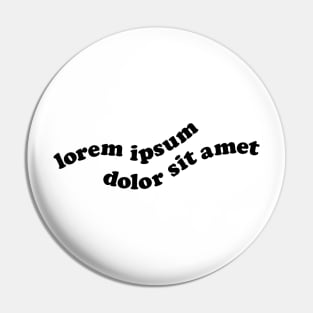 Lorem ipsum folor sit amet Pin