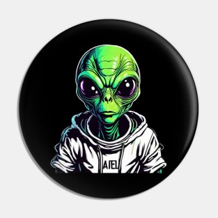 Resident Alien  Art Pin