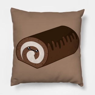 Chocolate Cake Roll Pillow