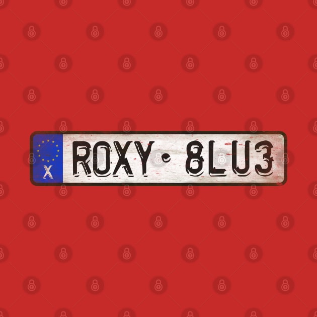 Hard Roxy Blue Rock by Girladies Artshop