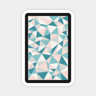 Fractured Triangle Pattern Magnet