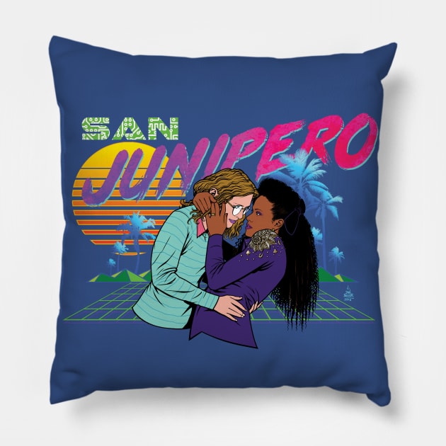 San Junipero Pillow by DSTRBO