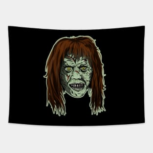 Regan  the exorcist Tapestry