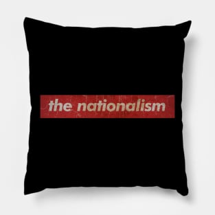 the nationalism - SIMPLE RED VINTAGE Pillow