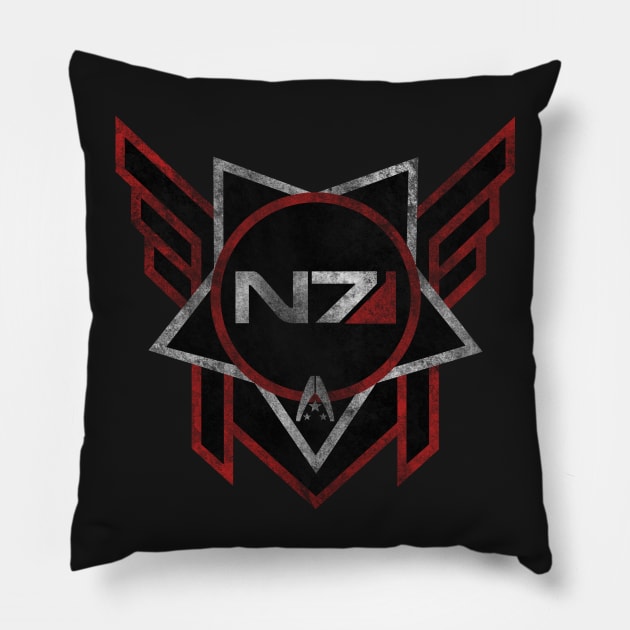 N7 Crest Pillow by Draygin82