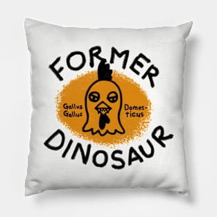 Former Dino by Buck Tee Pillow