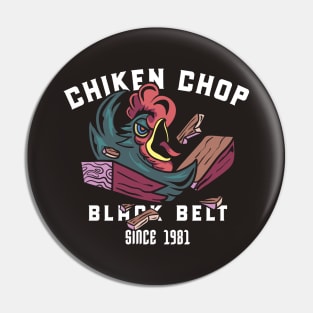 Karate Chicken Chop Pin