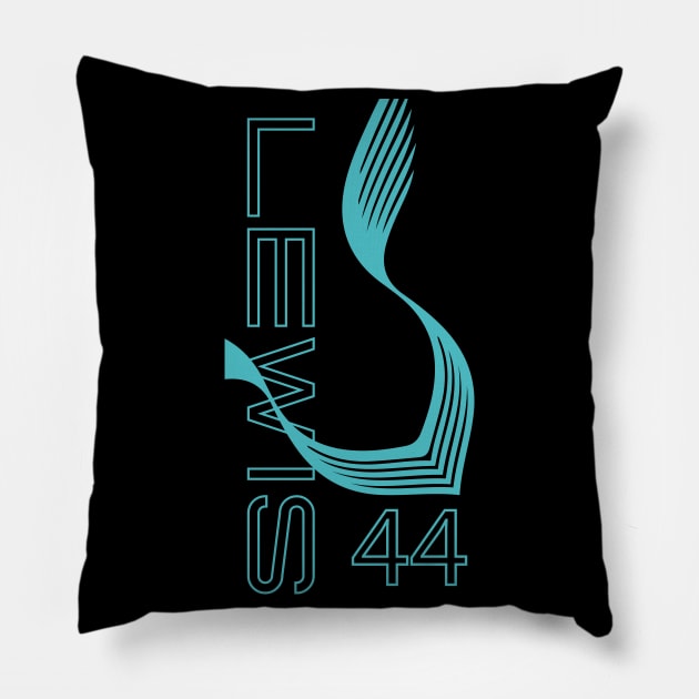 LEWIS 44 Pillow by HSDESIGNS