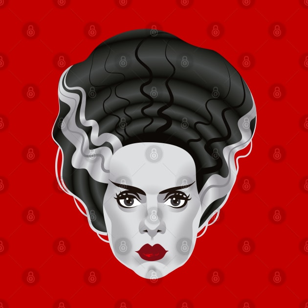 Elsa Lanchester by AlejandroMogolloArt