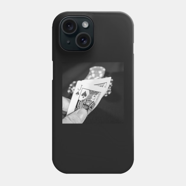 Black Jack Phone Case by yackers1