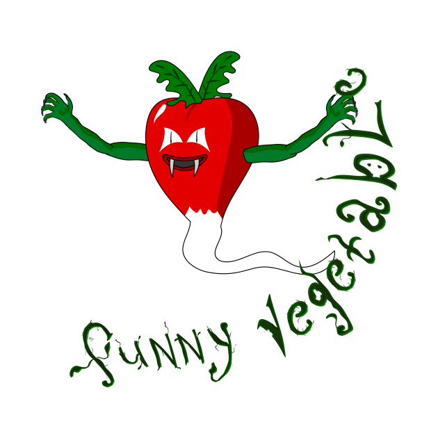 radish-funny vegetable by Lucifier13