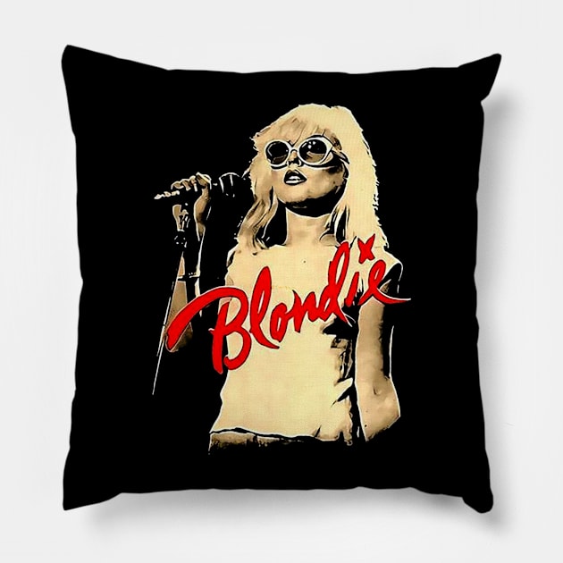 Blondie Stylish Fashion Pillow by Merle Huisman