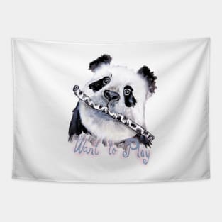 Panda Play Tapestry