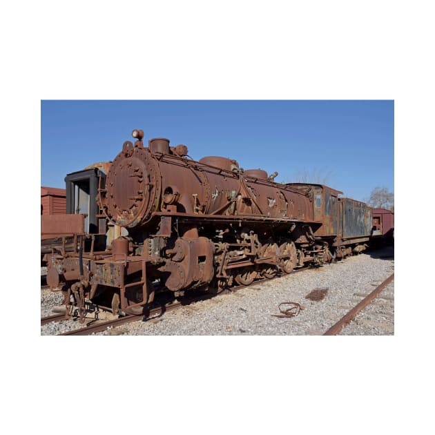 disused steam loco by Random Railways