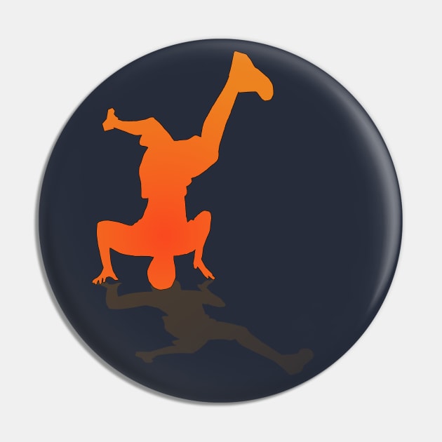 Orange Dancer 1 Pin by Caffeination