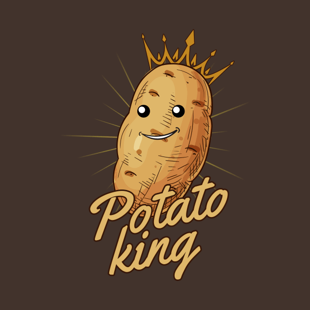 Big Potato King Vintage Potato by DesignArchitect