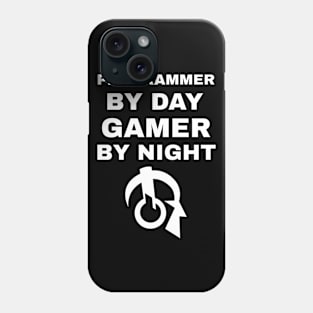 Programmer By Day Gamer By Night Phone Case