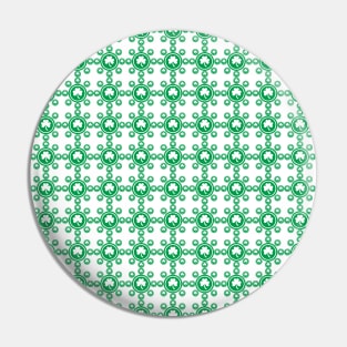 Pattern shamrock Pin