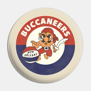 Defunct New Orleans Buccaneers Basketball Team Pin