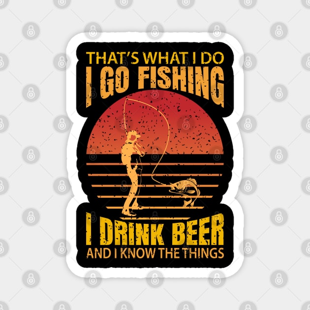 Fishing and Beer Magnet by wearmarked