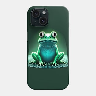 Froggy Animal Spirit (19.2) - Trippy Psychedelic Frog Phone Case