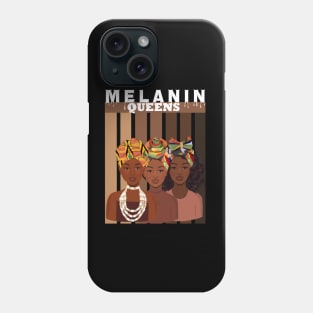 Melanin Queens Afro Black Pride Phone Case