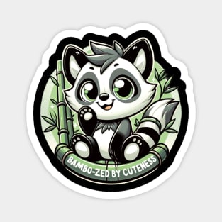 Bamboozled by Cuteness - Adorable Panda Design Magnet