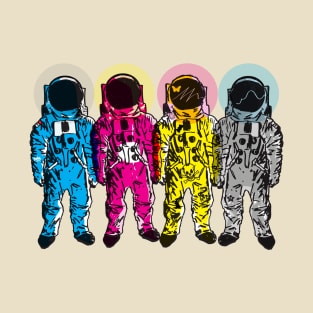 CMYK Spacemen T-Shirt