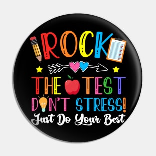 Rock The Test Day Teaching Dont Stress Do Your Best Teacher Pin