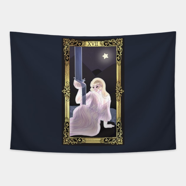 The Star XVII | Tarot Card Tapestry by Bad Witch